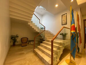 Staircase in 6+ BHK Independent House at ACL Apartment, Vasant Kunj – for Rent