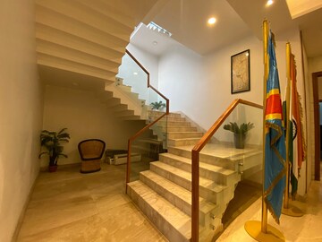 Staircase in 6+ BHK Independent House at ACL Apartment, Vasant Kunj – for Rent