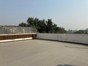 Terrace in 4 BHK Apartment at Vasant Vihar – for Rent