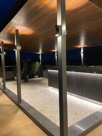 Balcony in 4 BHK Apartment at Vasant Vihar – for Rent