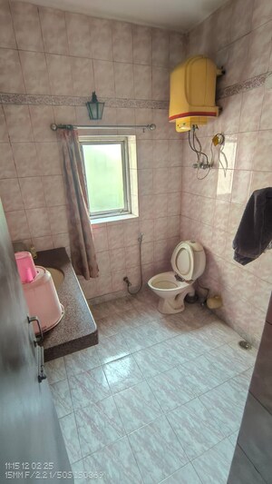 Bathroom in 3 BHK Apartment at Saket – for Rent