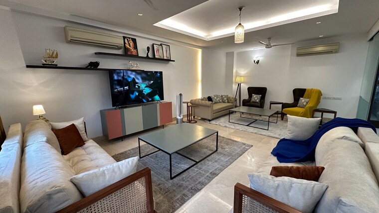 Living Room, defence colony 3 Bedroom 2950 Sq.Ft. Apartment In Defence Colony Delhi 9625199