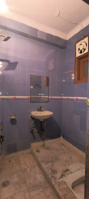 Bathroom in 2 BHK Builder Floor at Panchsheel Vihar – for Rent