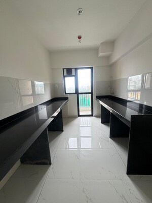 Kitchen in 3 BHK Apartment at Runwal Gardens Phase I, Dombivli East – for Sale