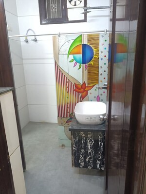 Bathroom in 3 BHK Builder Floor at Ramprastha Colony – for Rent