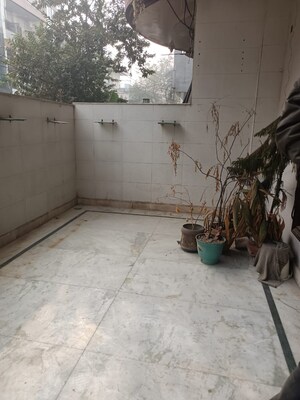 Balcony in 3 BHK Builder Floor at Ramprastha Colony – for Rent