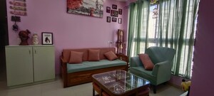 Living Room in 1 BHK Apartment at Hiranandani Fortune City, New Panvel – for Sale
