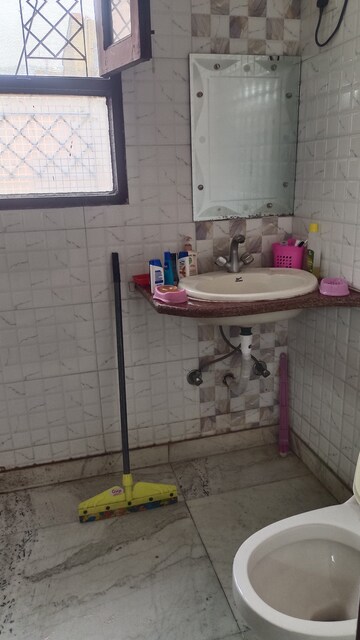 Bathroom in 3 BHK Builder Floor at New Rajinder Nagar – for Sale
