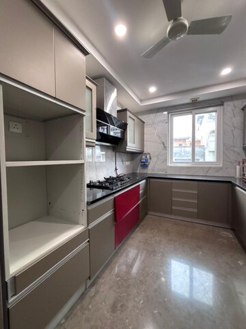 Kitchen in 4 BHK Builder Floor at Green Park Extension – for Rent