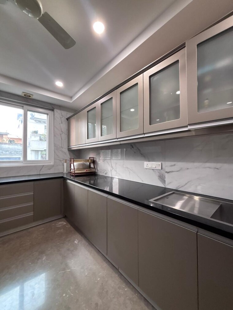 Kitchen, green park extension 4 Bedroom 3000 Sq.Ft. Builder Floor In Green Park Extension Delhi 9625508