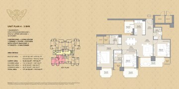 Master Plan in 4 BHK Apartment at Gaur Chrysalis, Sector 22d Yamuna Expressway – for Sale