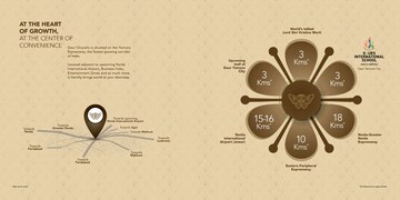 4 BHK Apartment – Map Location View at Gaur Chrysalis, Sector 22d Yamuna Expressway - for Sale