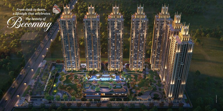 Exterior View, gaur-chrysalis 4 Bedroom 2495 Sq.Ft. Apartment In Sector 22d Yamuna Expressway Greater Noida 9625506