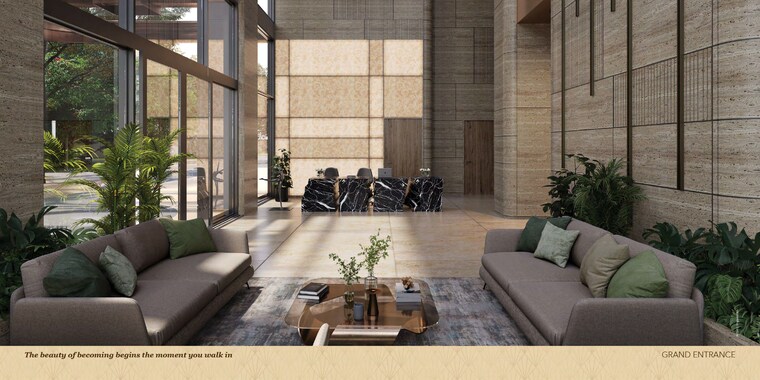 Living Room, gaur-chrysalis 4 Bedroom 2495 Sq.Ft. Apartment In Sector 22d Yamuna Expressway Greater Noida 9625506