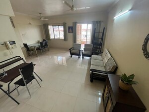 Living Room in 2 BHK Apartment at Aditya Breeze Park, Balewadi – for Rent