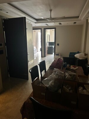 Living Room in 2 BHK Builder Floor at Chittaranjan Park – for Rent