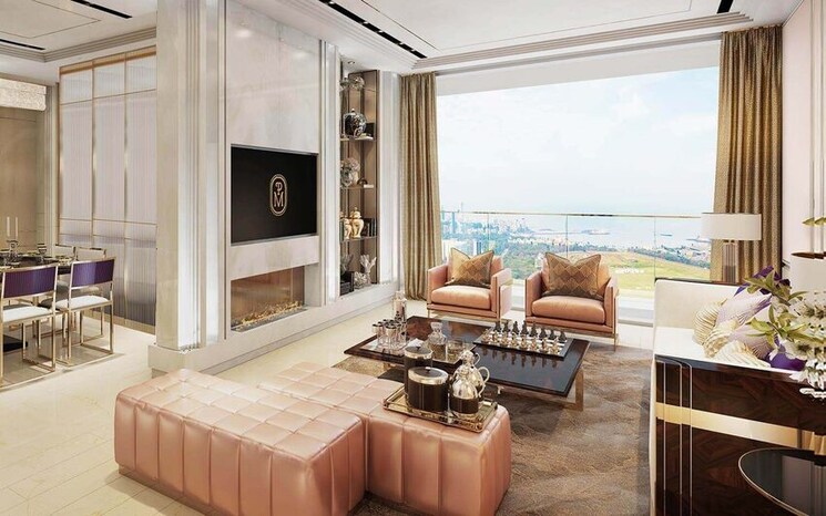 Living Room, piramal-mahalaxmi-central-tower 6+ Bedroom 4000 Sq.Ft. Apartment In Mahalaxmi Mumbai 9625528