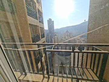 Balcony in 1 BHK Apartment at Raunak Bliss, Ghodbunder Road – for Rent