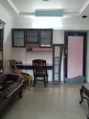 Living Room in 1 BHK Apartment at Poonam Jewel, Poonam Nagar – for Rent