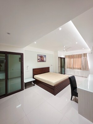 Staircase in 4 BHK Penthouse at Banjara Hills – for Rent