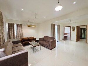 Living Room in 4 BHK Penthouse at Banjara Hills – for Rent