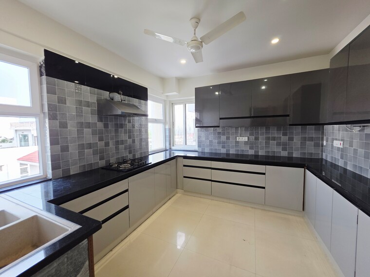 Kitchen, banjara hills 4 Bedroom 3500 Sq.Ft. Penthouse In Banjara Hills Hyderabad 9625734