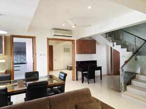 Living Room in 4 BHK Penthouse at Banjara Hills – for Rent