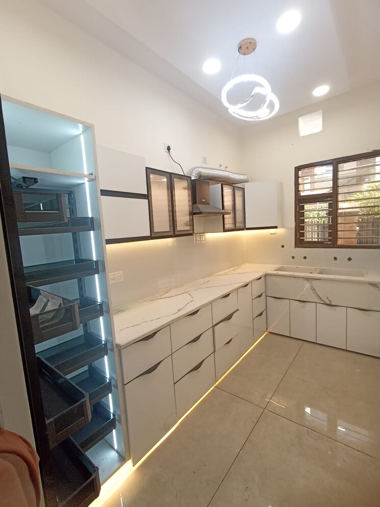 Kitchen, pir machalla 3 Bedroom 1100 Sq.Ft. Villa In Pir Machalla Zirakpur 9625737