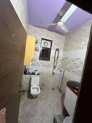 Bathroom in 3 BHK Builder Floor at Guru Nanak Enclave, Dhakoli – for Sale