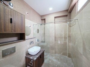 Bathroom in 3 BHK Apartment at Banjara Hills – for Rent