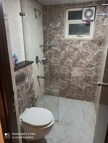 Bathroom in 2 BHK Apartment at Golf Edge, Gachibowli – for Rent