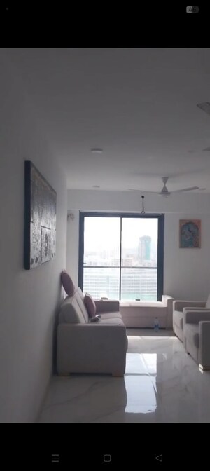 Living Room in 2 BHK Apartment at Dev Leo Tower, Oshiwara – for Rent