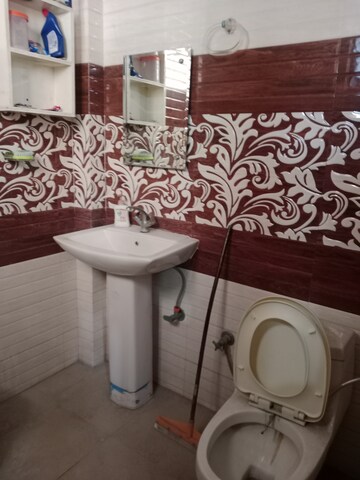 Bathroom in 1 BHK Builder Floor at Shanti Nagar – for Rent