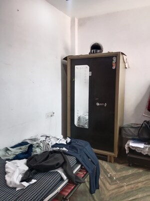 Bedroom in 1 BHK Builder Floor at Shanti Nagar – for Rent