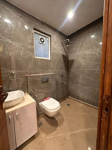 Bathroom in 3 BHK Apartment at Freedom Fighters Enclave – for Rent