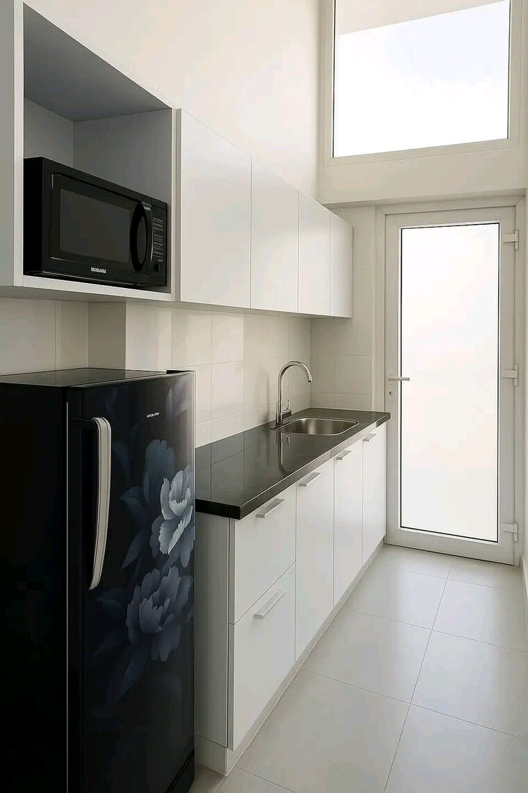 Kitchen, palm-residency-chhatarpur 1 Bedroom 450 Sq.Ft. Builder Floor In Chattarpur Delhi 9626121