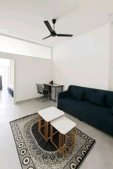 Bedroom in 1 BHK Builder Floor at Palm Residency Chhatarpur, Chattarpur – for Rent