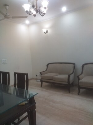 Living Room in 3 BHK Builder Floor at New Rajinder Nagar – for Rent