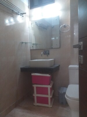 Bathroom in 3 BHK Builder Floor at New Rajinder Nagar – for Rent