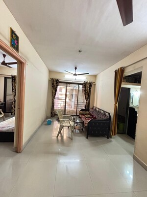 Living Room in 2 BHK Apartment at Dombivli West – for Rent