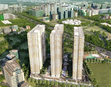 3 BHK Apartment – Exterior View View at ASBL Spectra, Financial District - for Sale