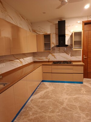 Kitchen in 4 BHK Builder Floor at Defence Colony – for Rent