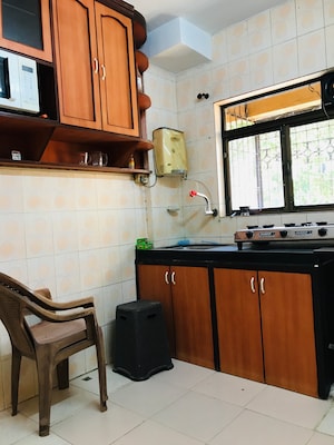 Kitchen in 1 BHK Apartment at Siddhivinayak Gardens CHS, Malad West – for Sale