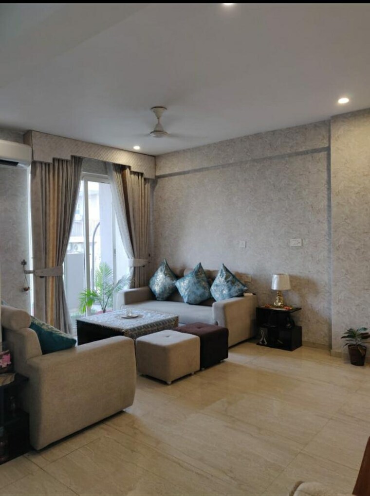 Living Room, trishla-city 3 Bedroom 1800 Sq.Ft. Apartment In Patiala Road Zirakpur 9626365
