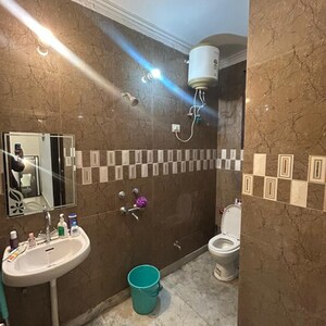 Attached Bathroom in 1 BHK Builder Floor at Chattarpur – for Rent
