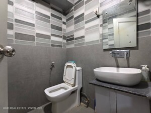 Bathroom in 1 RK Builder Floor at Saket – for Rent