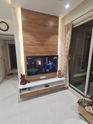 Living Room in 1 BHK Apartment at Raheja Reflections, Kandivali East – for Sale
