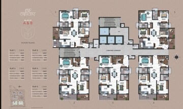 Floor Plan in 3 BHK Apartment at Serilingampally – for Sale