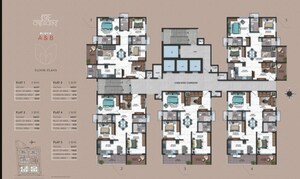 Floor Plan in 3 BHK Apartment at Serilingampally – for Sale