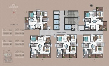 Floor Plan in 3 BHK Apartment at Serilingampally – for Sale